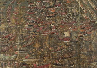 The Battle of Lepanto, attributed to Georgios Klotzas. National History Museum of Greece (CC BY 4.0).