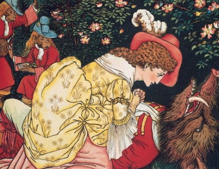 Beauty and the Beast, by Walter Crane, c.1901. Metropolitan Museum of Art. Public Domain.