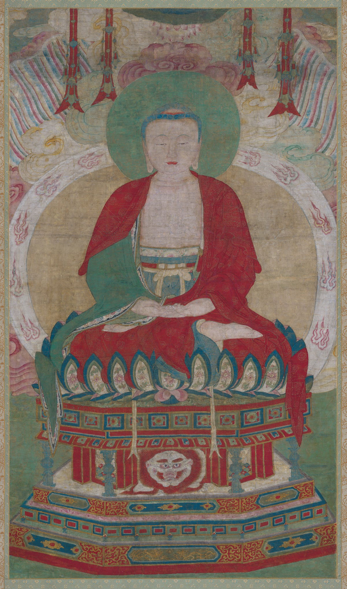 Seated Amitabha Buddha, Ming dynasty China, c.1600. The Cleveland Museum of Art. Public Domain.