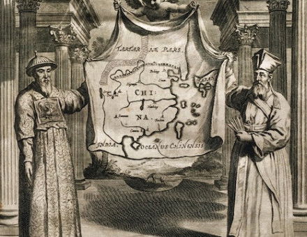 Titlepage to Athanasius Kircher’s China illustrata, 1667. Public Domain.