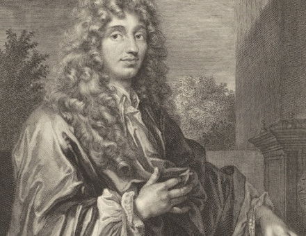 Christiaan Huygens, by Gerard Edelinck, c.1687-88. Rijksmuseum. Public Domain.