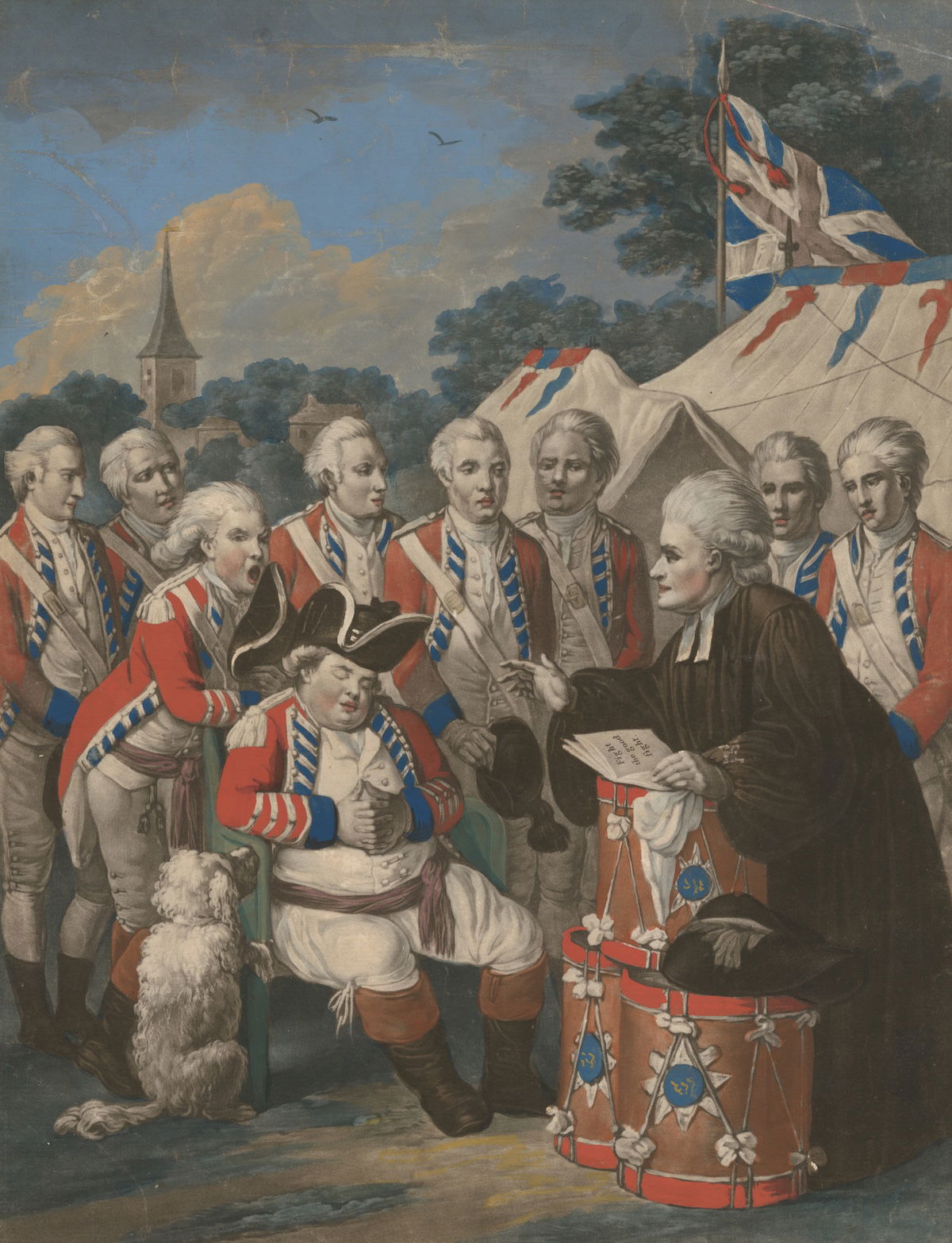 ‘The Church Militant’, by John Collet, 1779. Prints, Drawings and Watercolors from the Anne S.K. Brown Military Collection. Brown Digital Repository. Brown University Library. Public Domain.