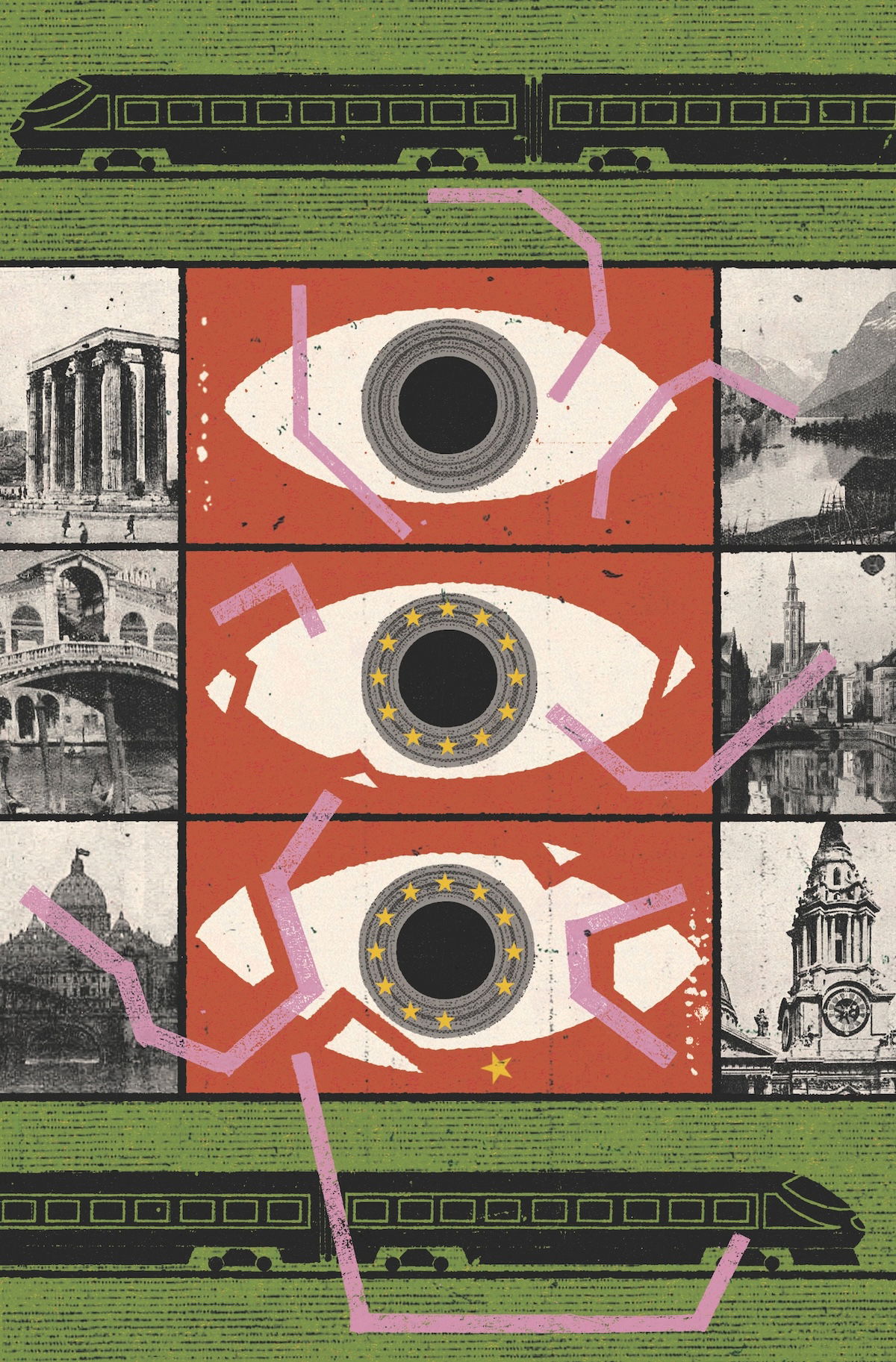 Interrail illustration © Ben Jones/Heart Agency.