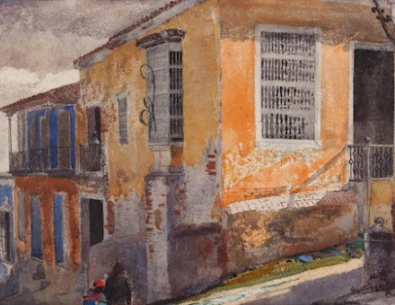 ‘Street Corner, Santiago de Cuba’, Winslow Homer, 1885. Museum of Fine Arts. Boston.