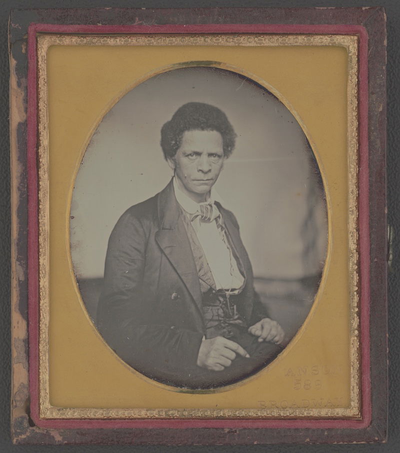 Liberian president Joseph Jenkins Roberts, Rufus Anson, January 1854. Library of Congress. Public Domain.