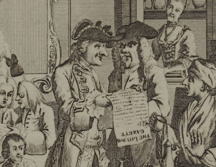 The Oxford Gazette, November 1665. Trustees of the British Museum.