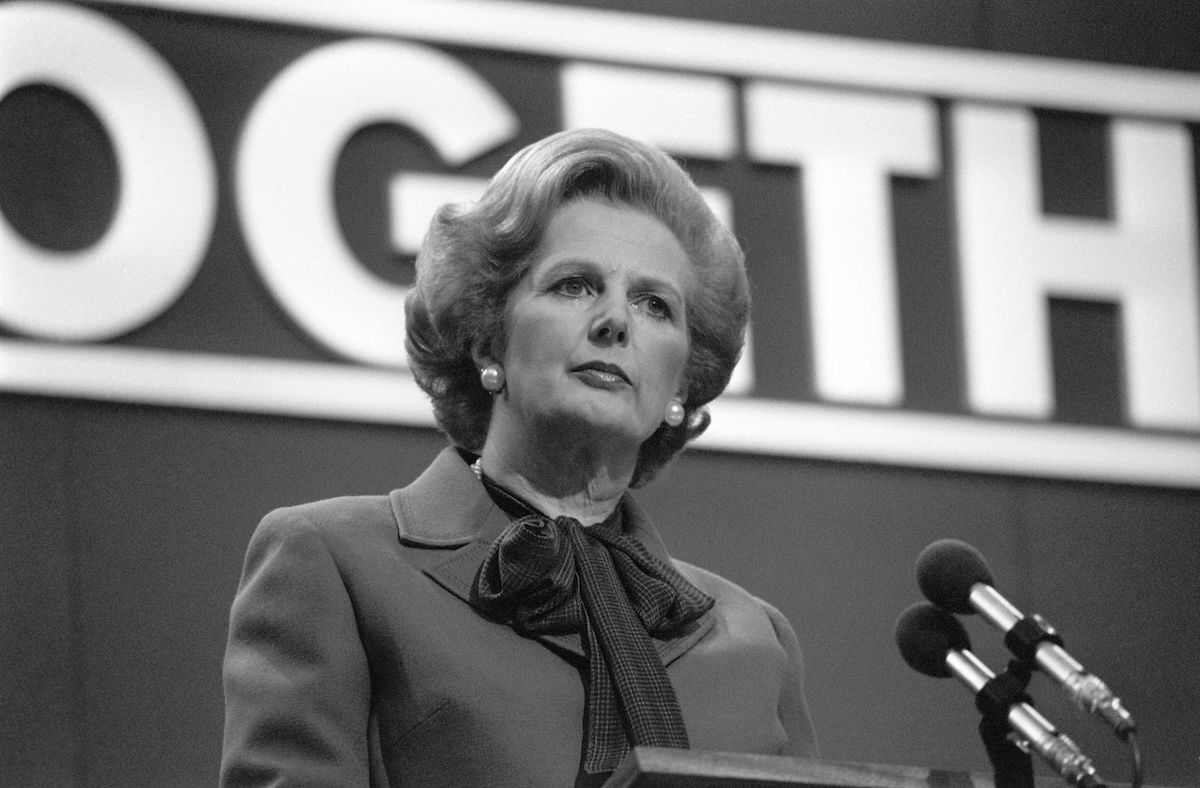Margaret Thatcher at the Conservative Party Conference in Brighton, 1980. PA Photos/TopFoto.