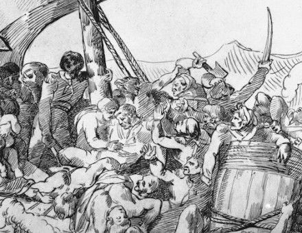 Study after The Raft of the Medusa, unknown artist, after Théodore Géricault. Musée de la Vie romantique. Public Domain.