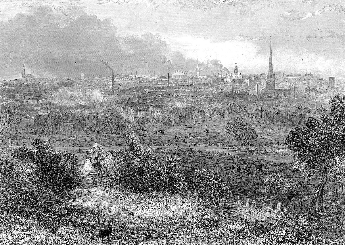 View of Birmingham, c.1860. Heritage Images/TopFoto.