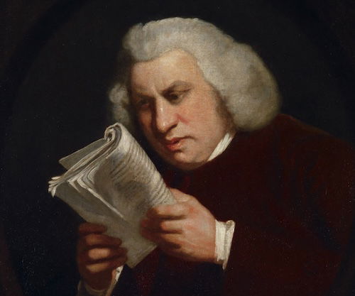 Samuel Johnson, by Joshua Reynolds, 1775.  © 2025, Courtesy of The Huntington Art Museum, San Marino, California. 