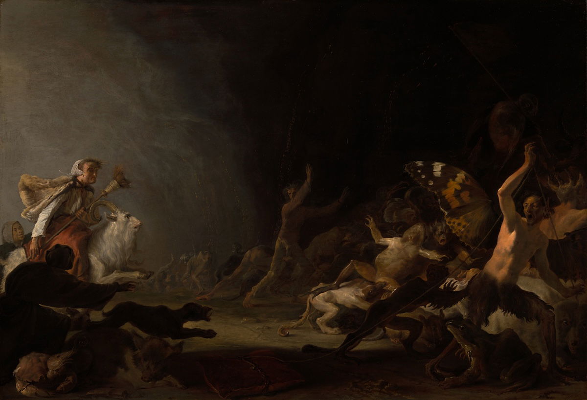 A Witches’ Sabbath, Cornelis Saftleven, c.1650. Art Institute of Chicago. Public Domain.