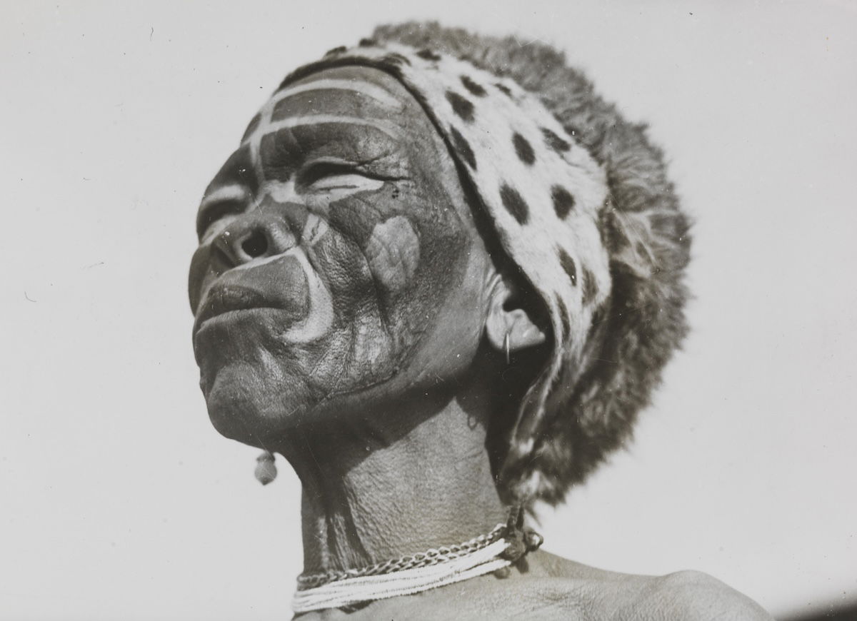 One of the members of the Kalahari deputation to petition the South African government to form a reserve, 1937. Daily Herald Archive/SSPL/Getty Images.