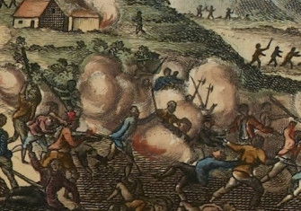 Uprising of enslaved people in the French colony of Santo Domingo, 22 August 1791. Musée Carnavalet, Histoire de Paris. Public Domain.