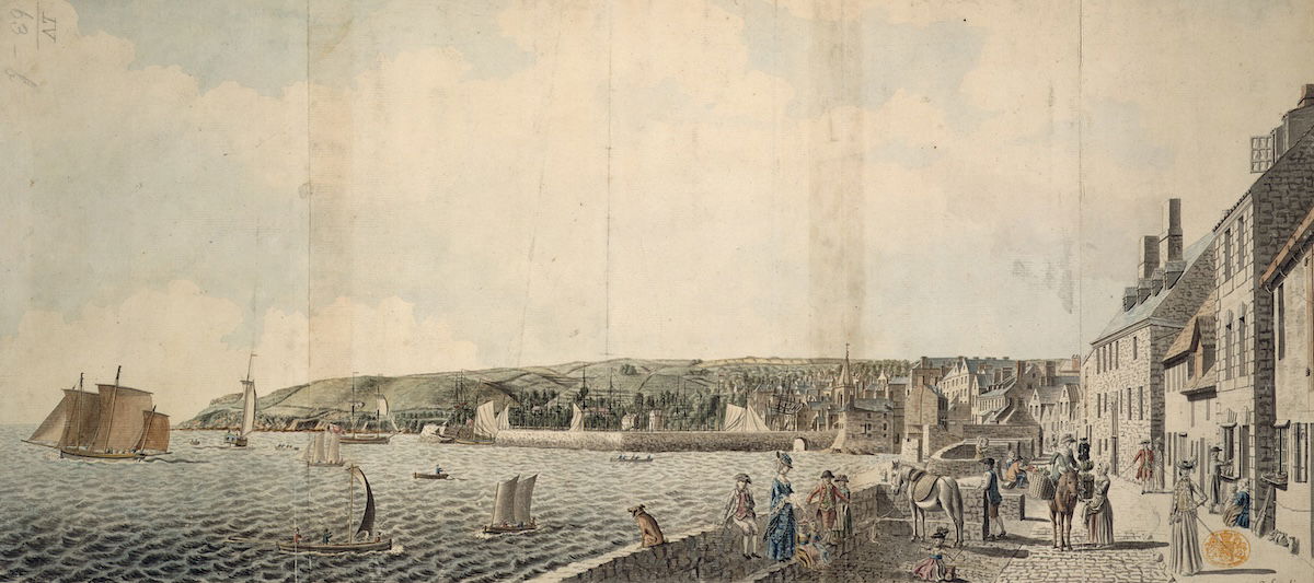  St Peter Port, Guernsey, by Joshua Gosselin, c.1740. British Library/Bridgeman.