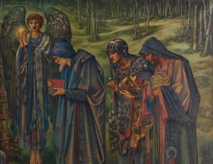 The three kings from ‘The Star of Bethlehem’, by Sir Edward Burne-Jones, c. 1887-91. Birmingham Museums Trust. Public Domain.