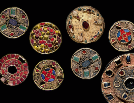 Fibulae, French, sixth-seventh century. Luisa Ricciarini/Bridgeman Images